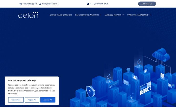 Screenshot von celon.co.uk