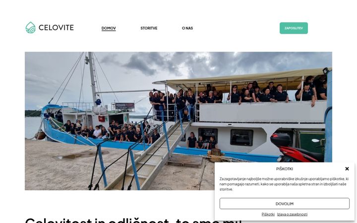 Screenshot von celovite.si