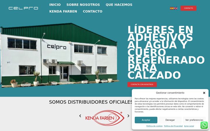 Екранна снимка на celpro.es