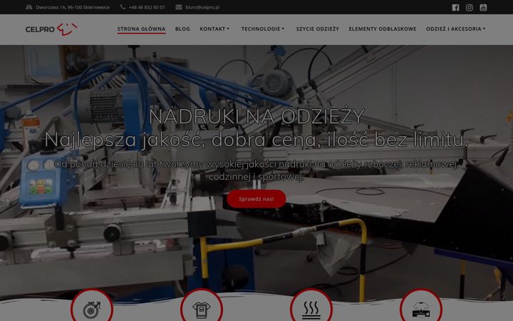 Ekrano kopija celpro.pl