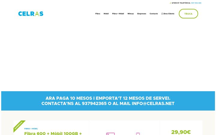 Captură de ecran a celras.net