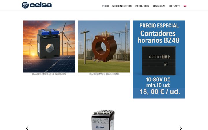 Screenshot of celsamessgerate-spain.com