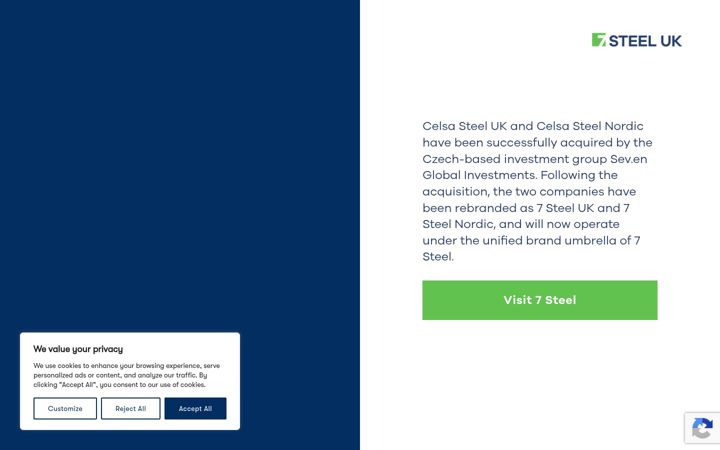 Screenshot of celsauk.com