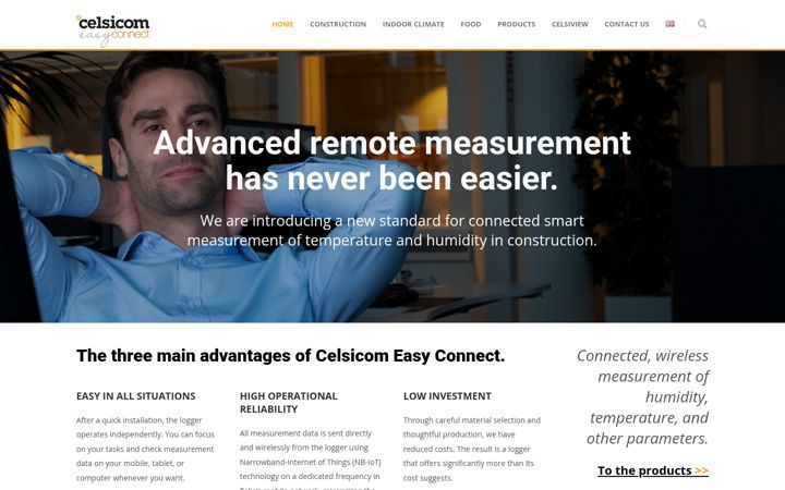 Screenshot of celsicom-easyconnect.com