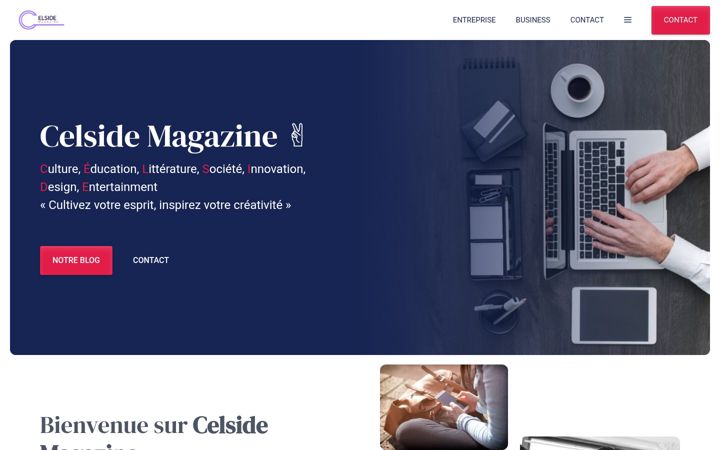 Screenshot of celside-magazine.com