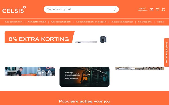 Snímek obrazovky celsisbv.nl