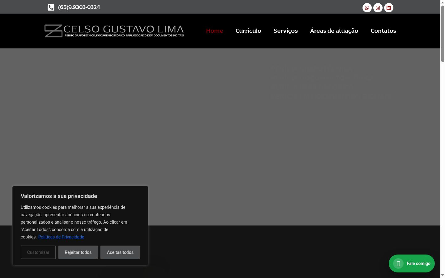 Screenshot tal-banner tal-kunsens muri qabel kwalunkwe interazzjoni