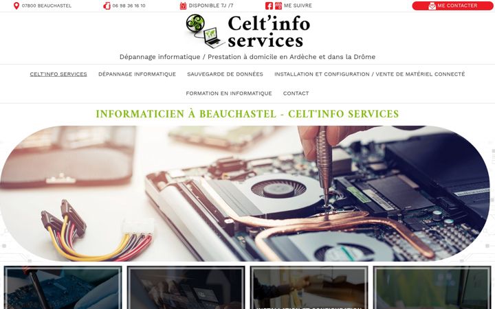 Screenshot of celt-info-services.fr