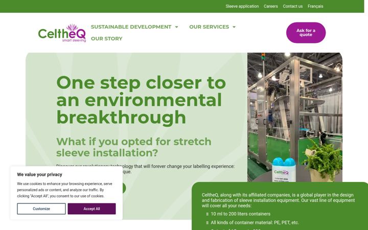 Screenshot of celtheq.com