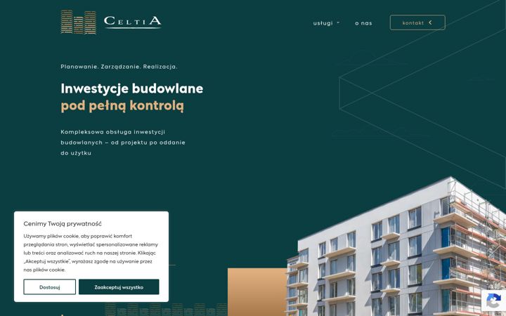 Ekrano kopija celtia.pl