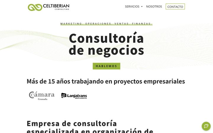 Screenshot of celtiberianconsulting.com