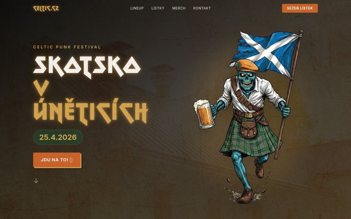 Screenshot ta' celtic.cz