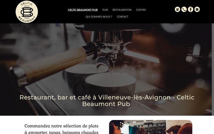 Screenshot of celticbeaumontpub.fr