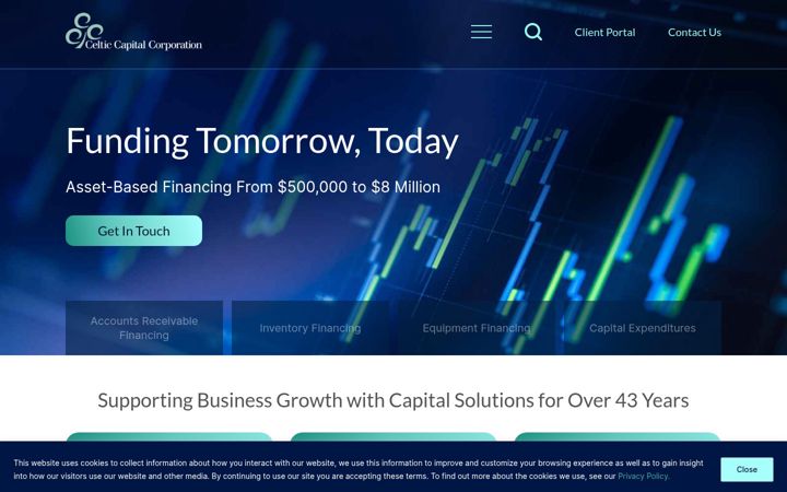 Screenshot of celticcapital.com