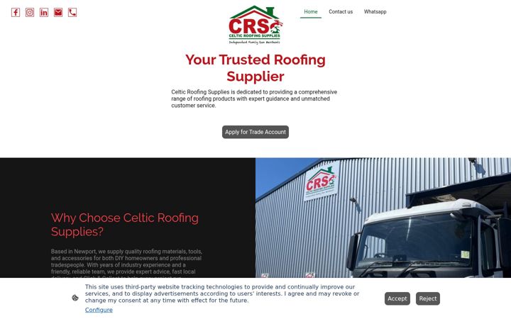 Screenshot von celticroofingsupplies.co.uk