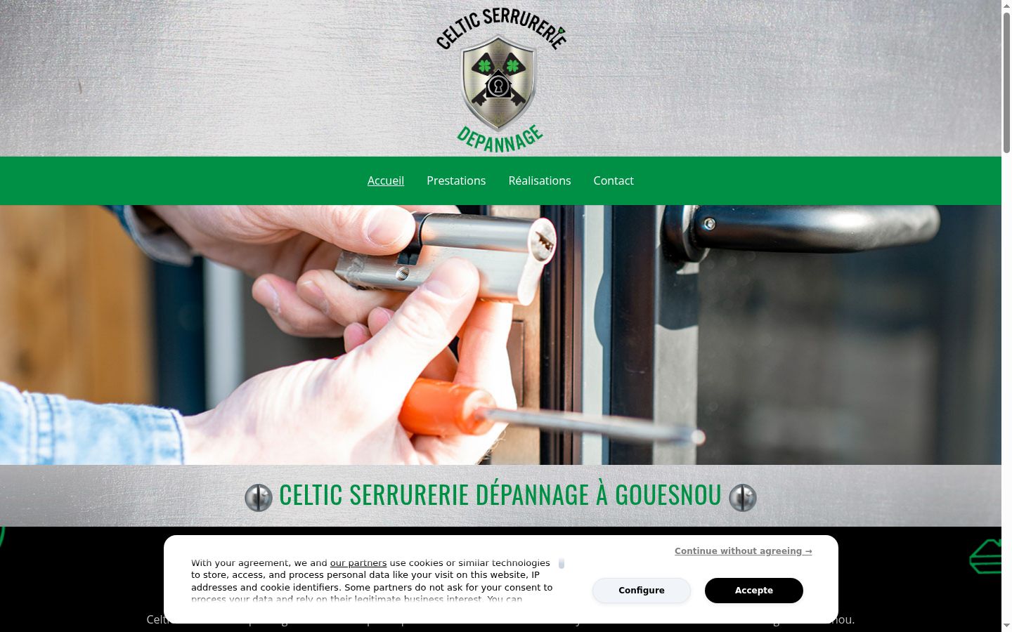 Sutikimo reklamjuostės, rodytos prieš bet kokią sąveiką, ekrano kopija