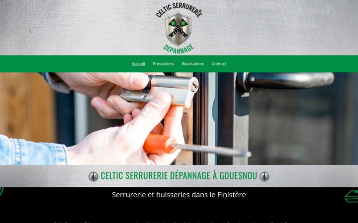 Screenshot of celticserrurerie.fr