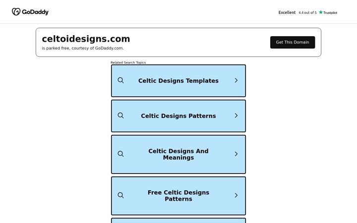 Screenshot of celtoidesigns.com