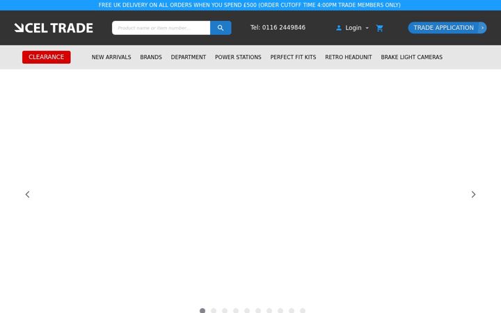Screenshot of celtrade.com