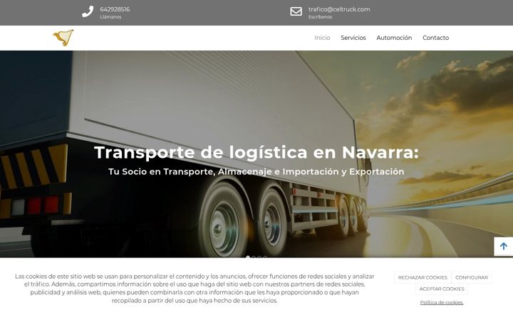 Екранна снимка на celtruck.es