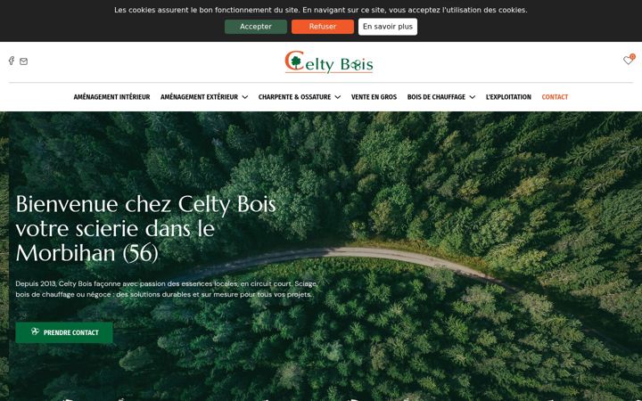 Screenshot of celtybois.fr