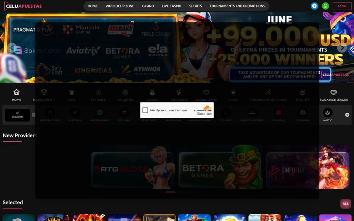 Screenshot of celuapuestas.website