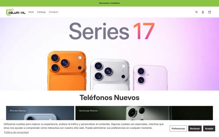 Екранна снимка на celumovil.es