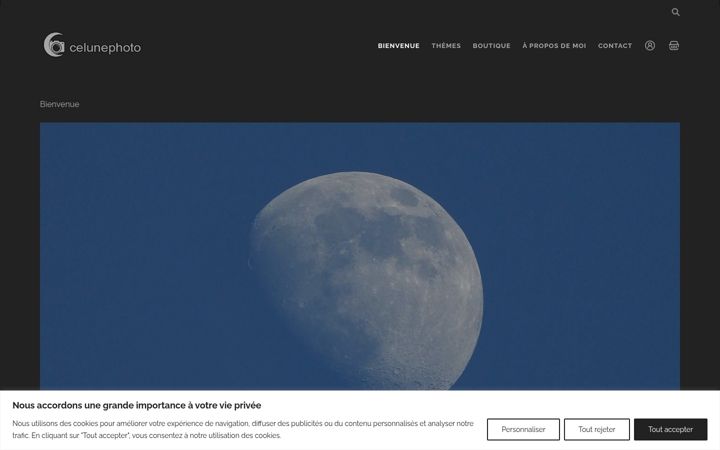 Screenshot of celunephoto.fr
