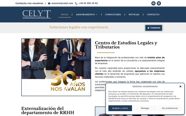 Screenshot of celyt.com