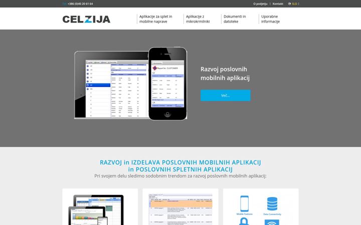 Screenshot von celzija.si