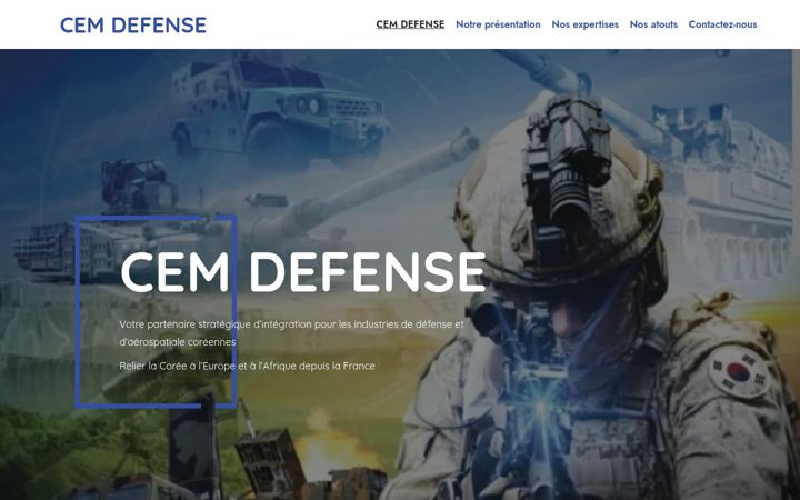 Screenshot of cem-defense.com
