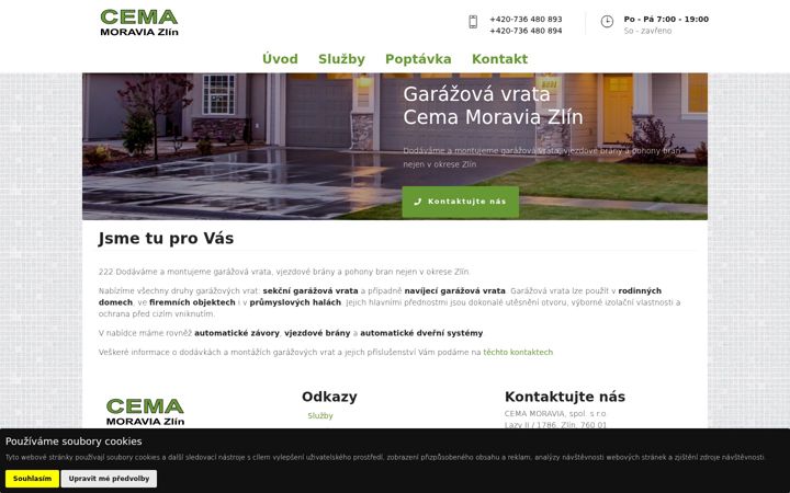 Screenshot ta' cema.cz