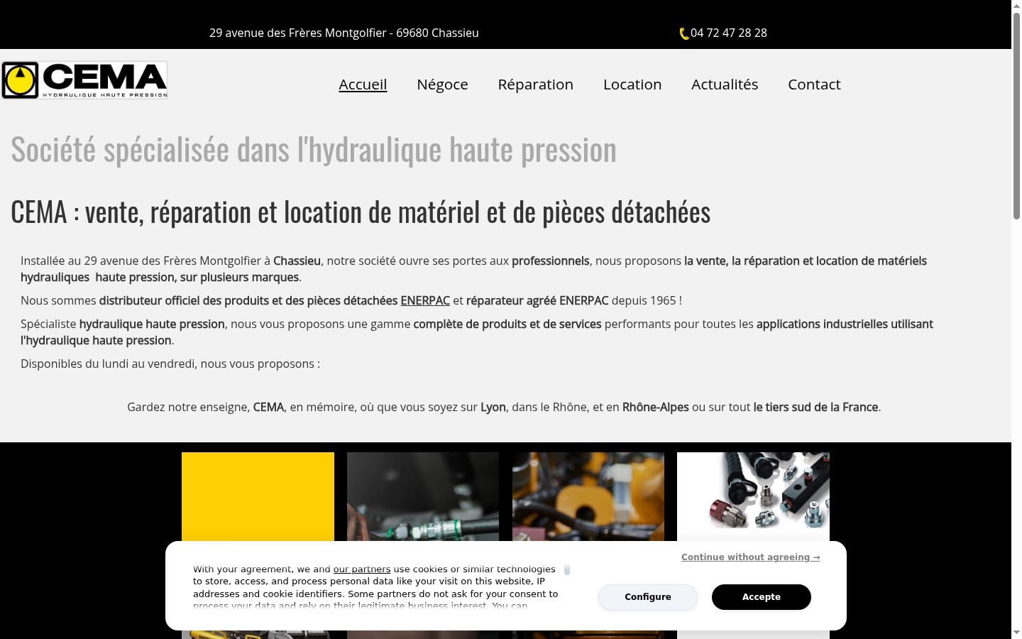 Screenshot tal-banner tal-kunsens muri qabel kwalunkwe interazzjoni