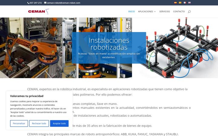 Screenshot of ceman-robot.com
