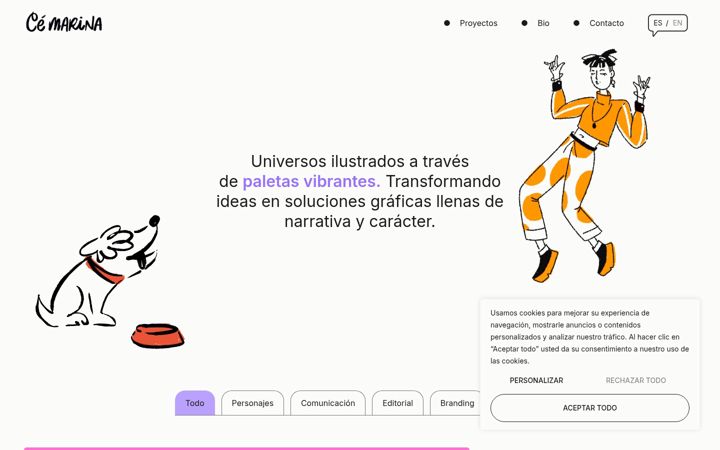 Screenshot of cemarina.com