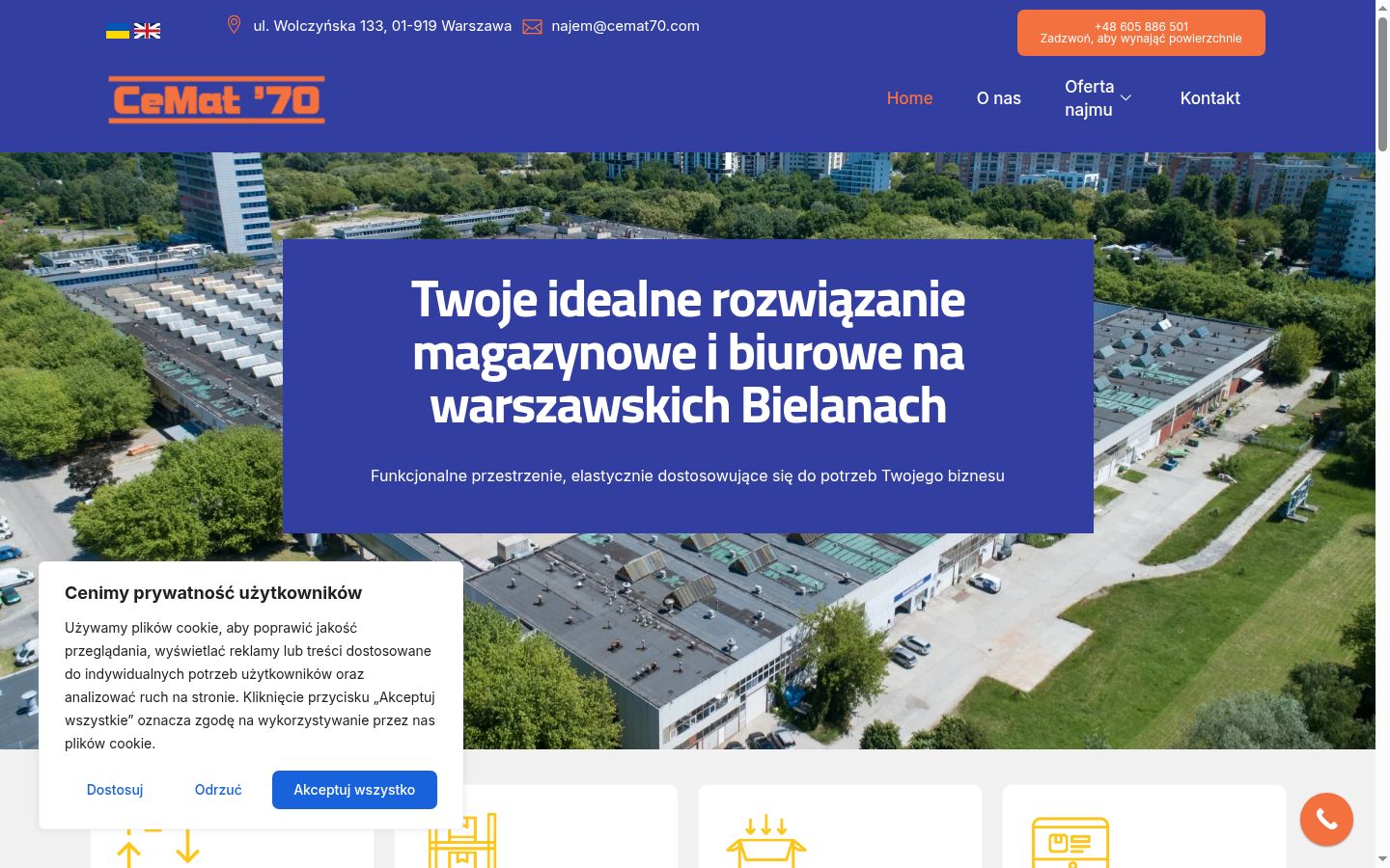 Posnetek zaslona pasice za privolitev, prikazane pred kakršno koli interakcijo