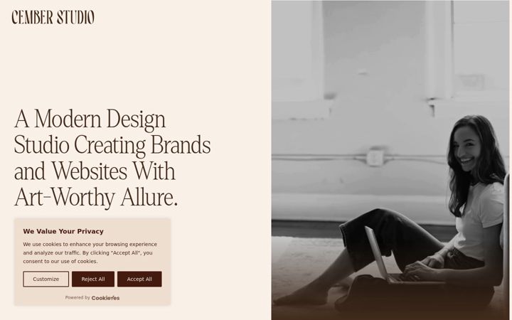 Screenshot of cemberstudio.com