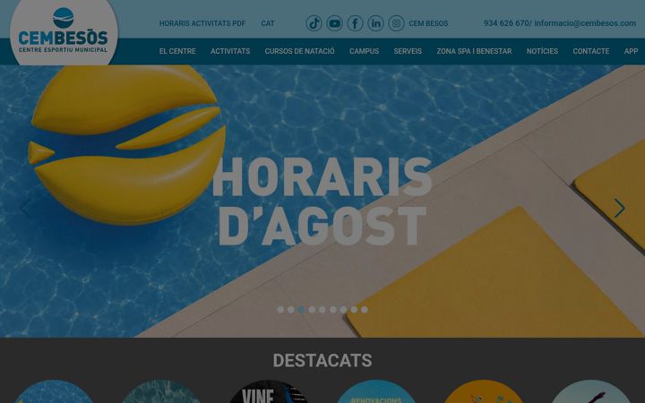 Screenshot of cembesos.com
