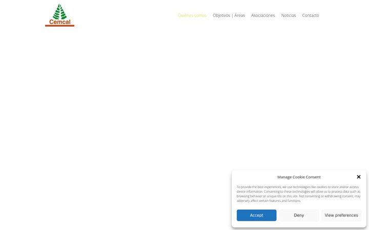 Screenshot of cemcal.com