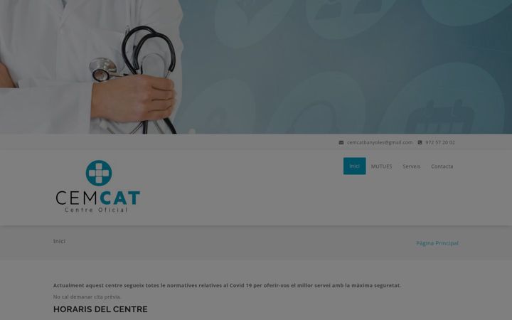 Screenshot of cemcatbanyoles.com