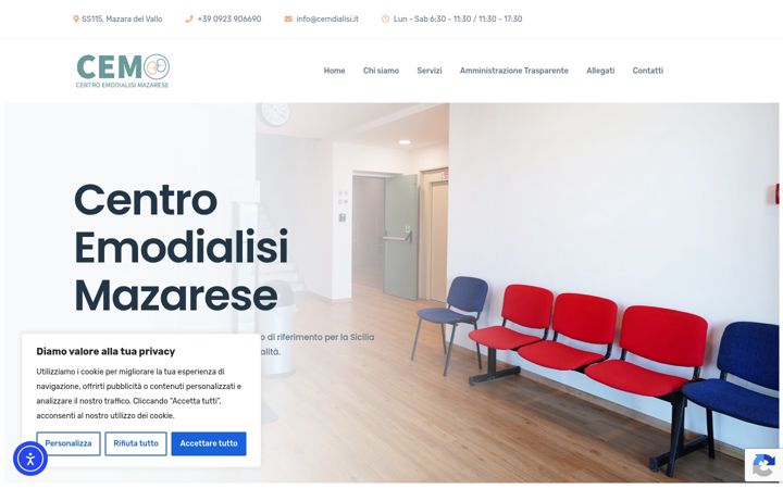Captura de pantalla de cemdialisi.it