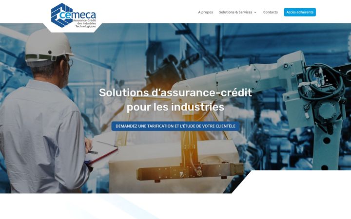 Screenshot of cemeca.com