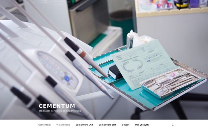 Skærmbillede af cementum.fi