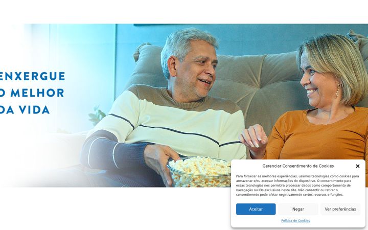Captură de ecran a cemesolhos.com.br