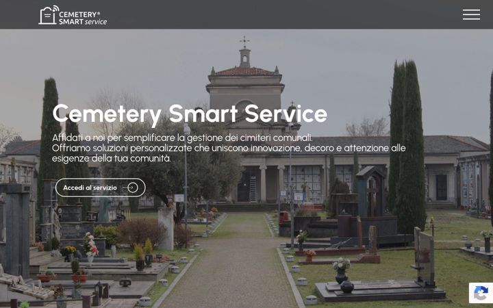 Screenshot of cemeterysmartservice.com