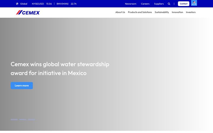 Screenshot von cemexpanama.com