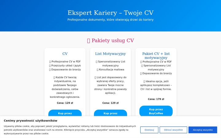 Ekrano kopija cemi.com.pl