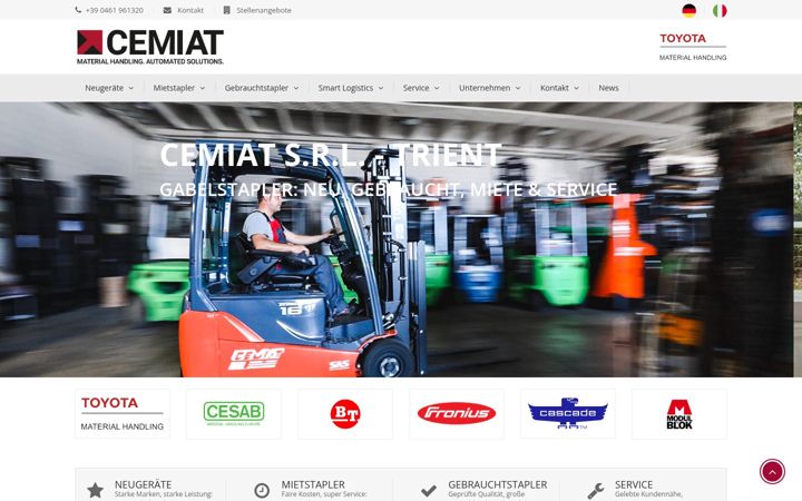 Screenshot of cemiat.com