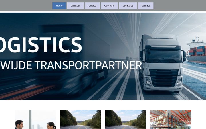 Snímek obrazovky cemlogistics.nl