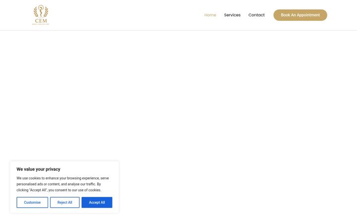 Screenshot of cemmedicalcorp.com
